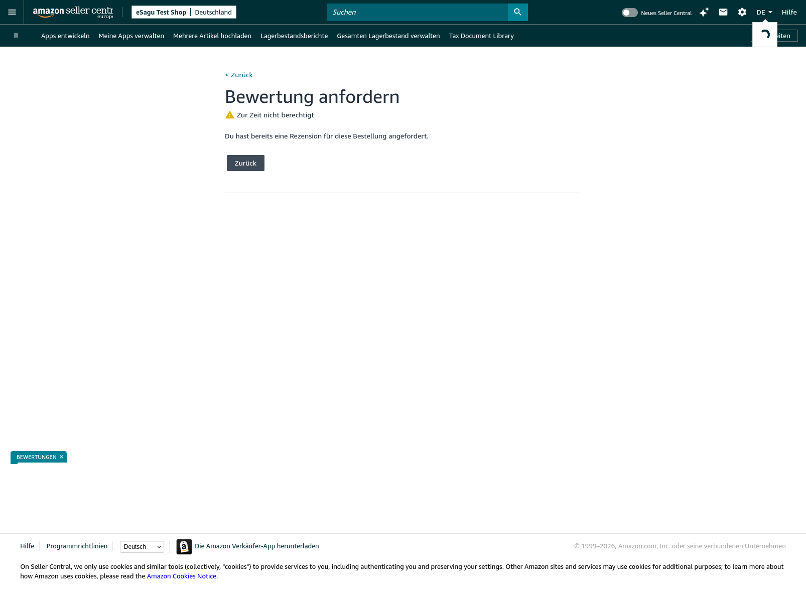Step 2: Create a review request