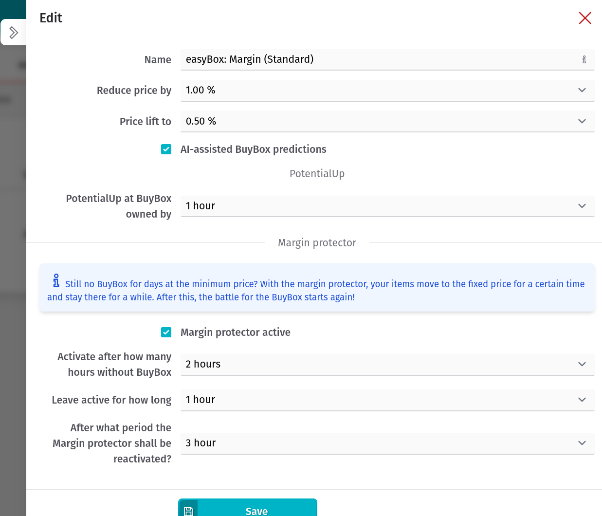 Strategies - easyBox - Margin